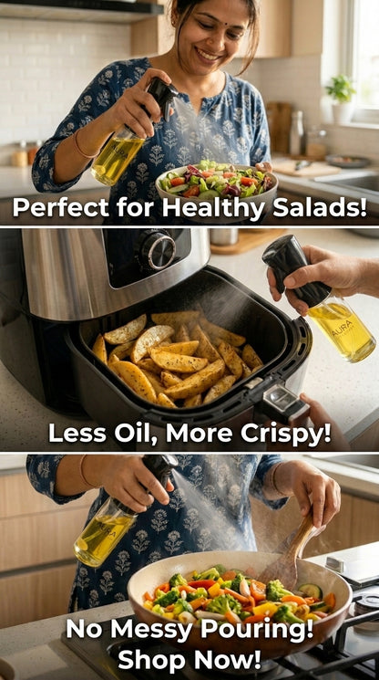 Glass Oil Sprayer — Cook Healthy, Save Oil | ₹449 COD Available